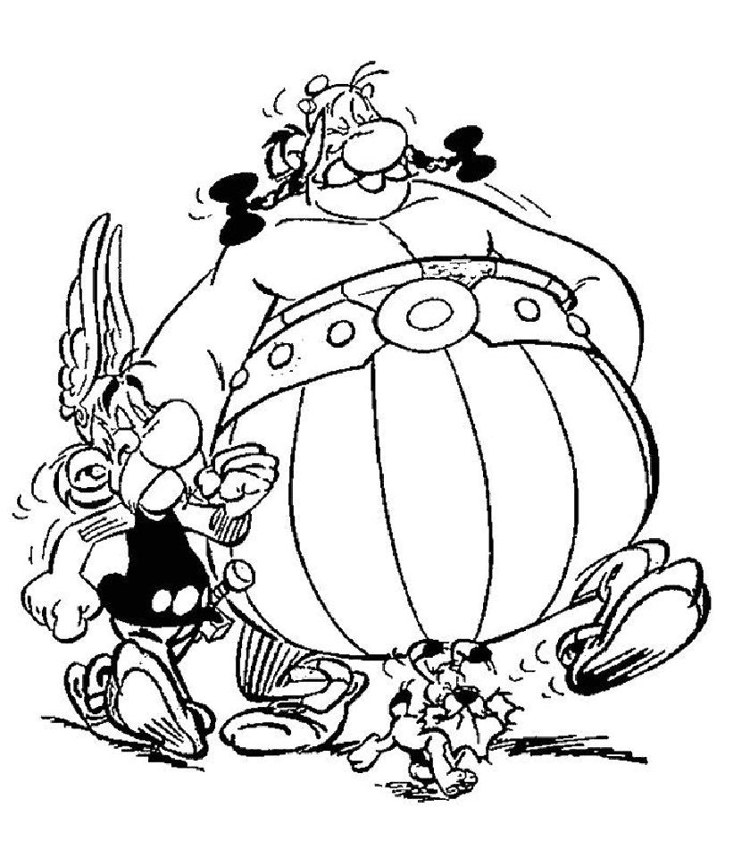 dessin astérix et obélix