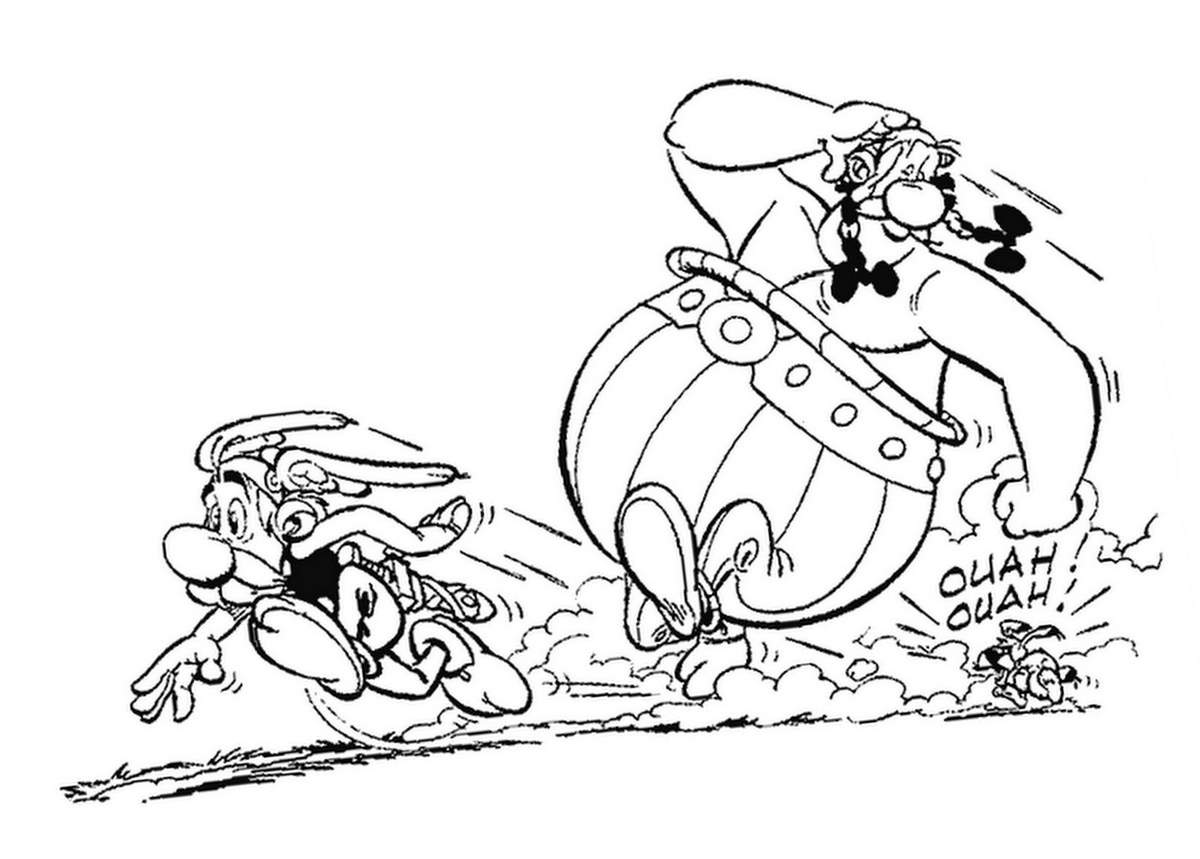 coloriage asterix