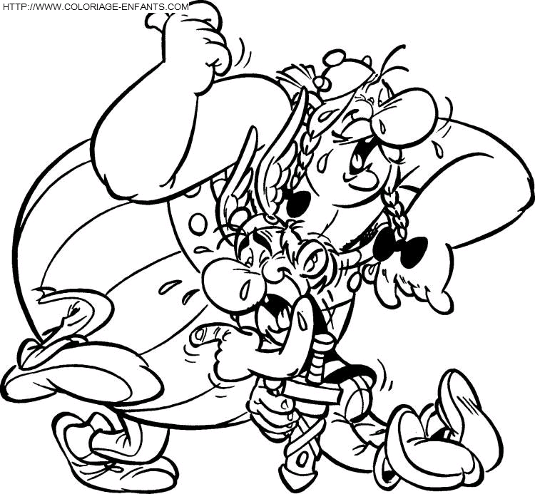 56 Dessins De Coloriage Astérix à Imprimer