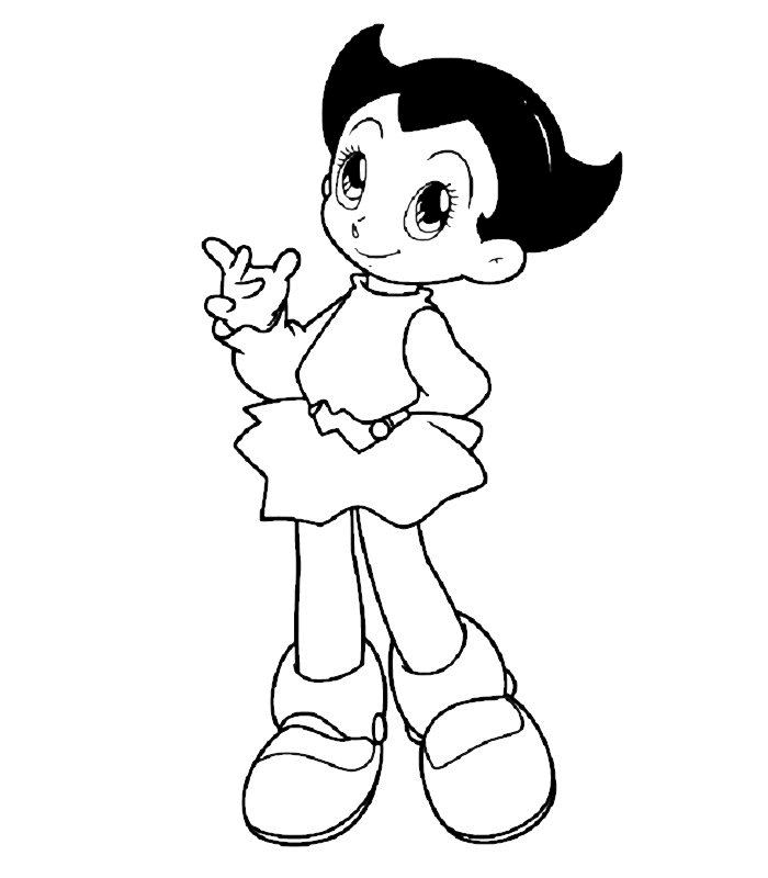 coloriage à dessiner astro boy le film