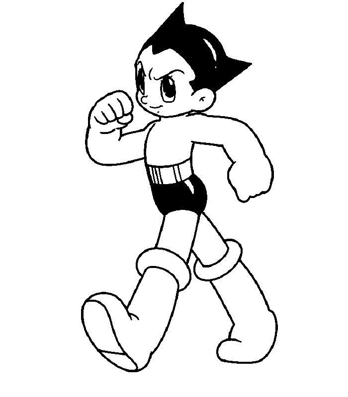 dessin de astro boy