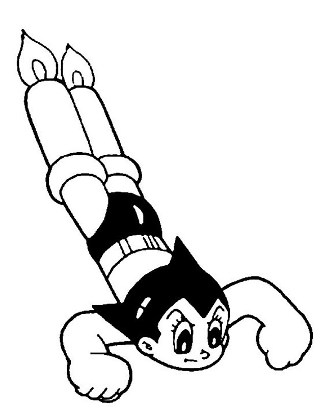 coloriage d'astro boy