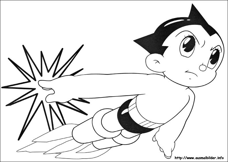 dessin  colorier astro boy