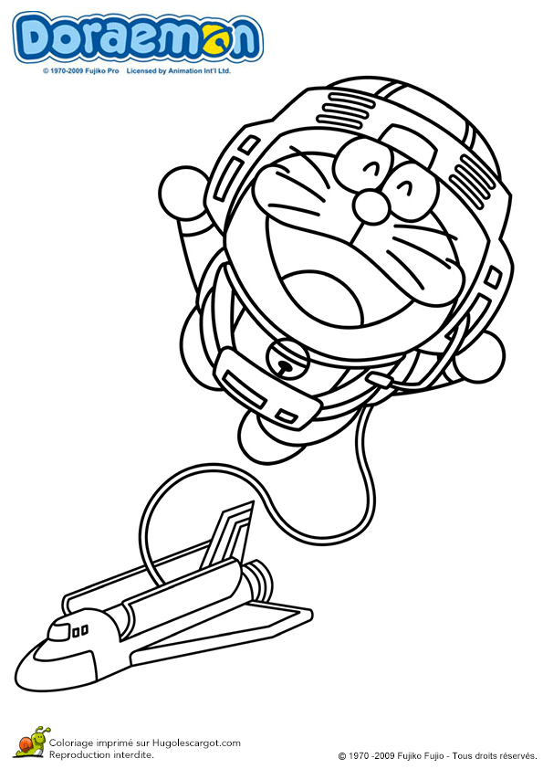 coloriage à dessiner d'un astronaute