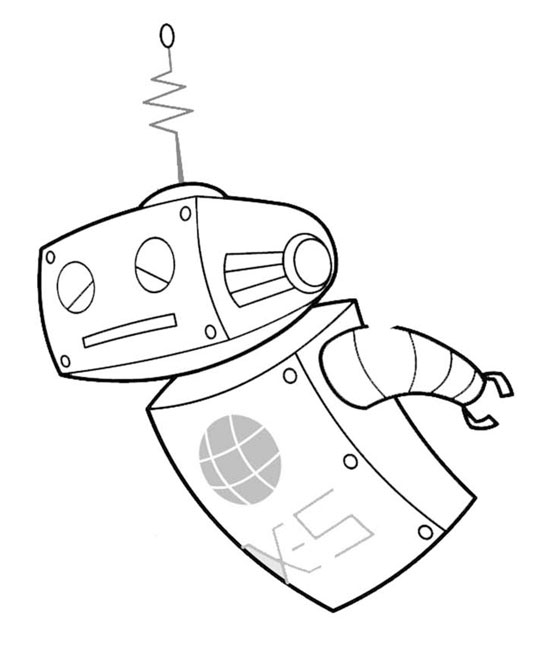 Cartoon Atomic Betty Coloring Pages 