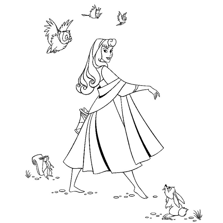 Coloriage Aurore Princesse 279 Dessin Gratuit Aurore Et