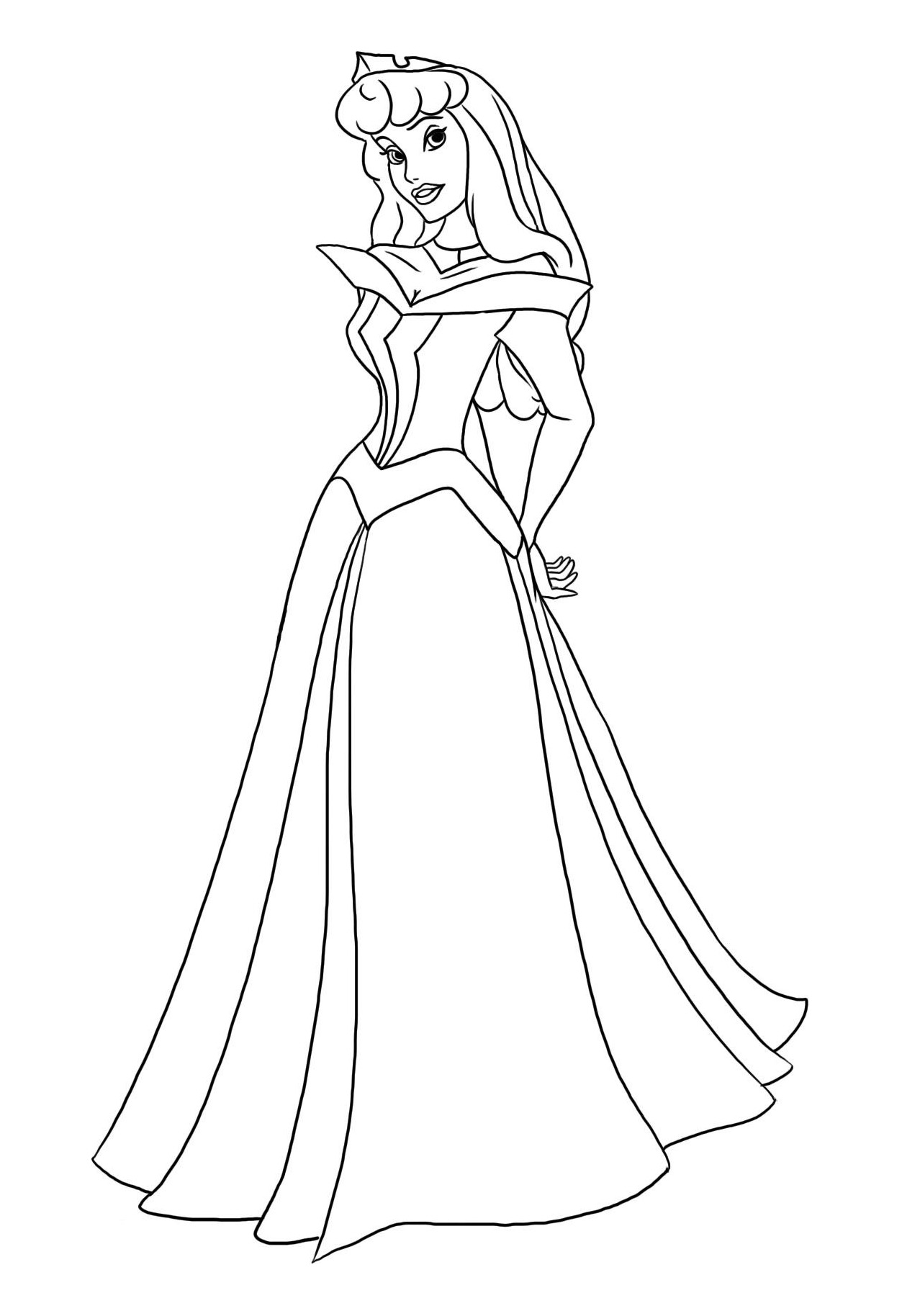 Coloriage Disney Princesse Aurore