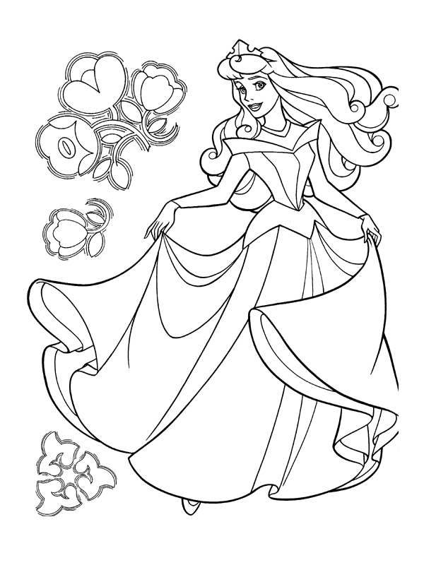 coloriage aurore imprimer