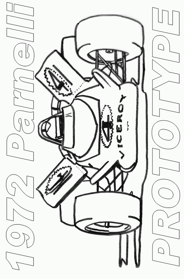 coloriage voiture de course ferrari