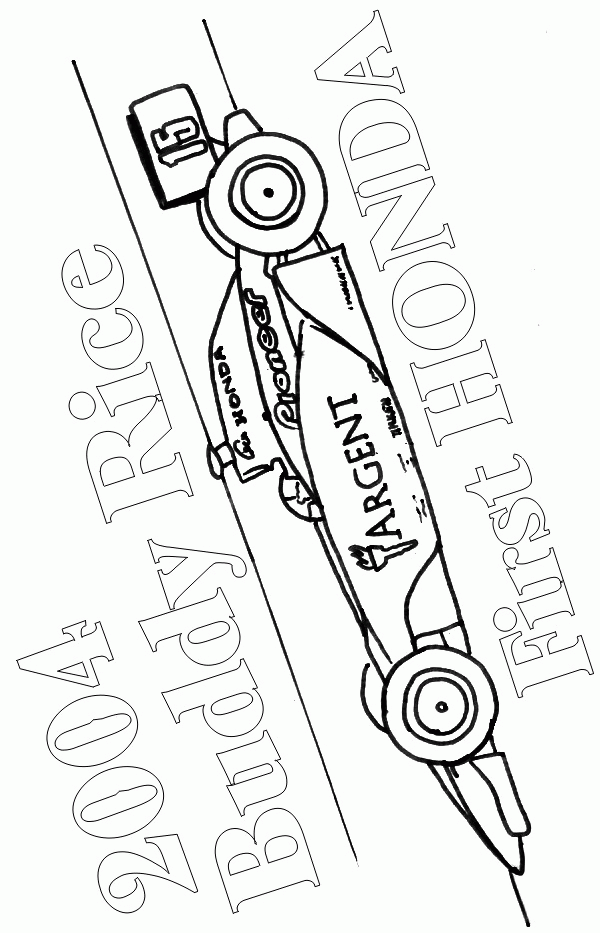 dessin voiture de course f1