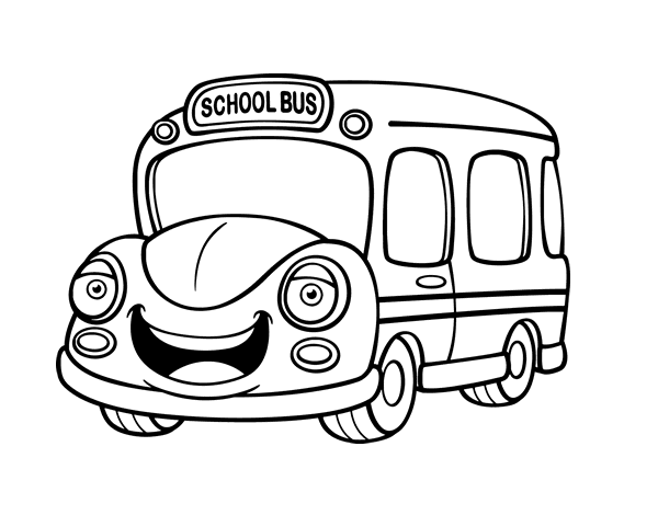 dessin  imprimer autobus