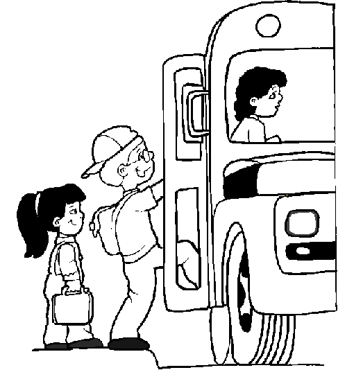 coloriage  dessiner bus cole