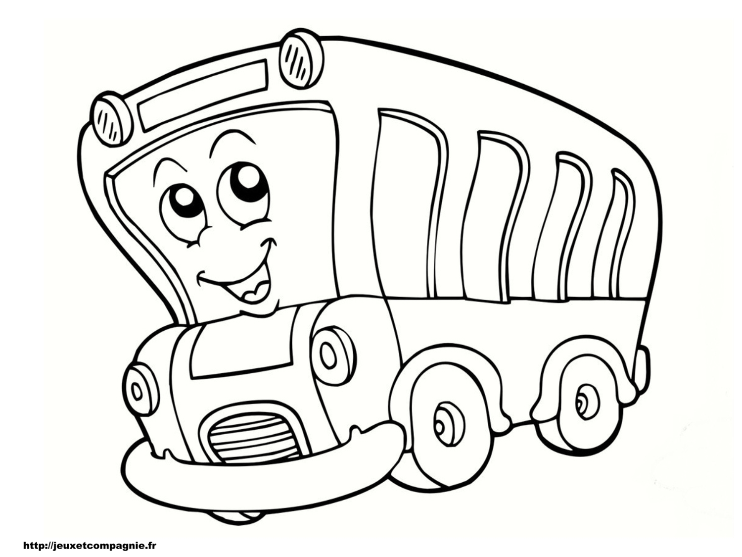 coloriage à dessiner de bus anglais a imprimer