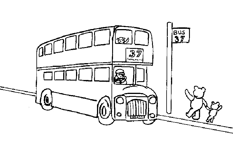 dessin bus londres