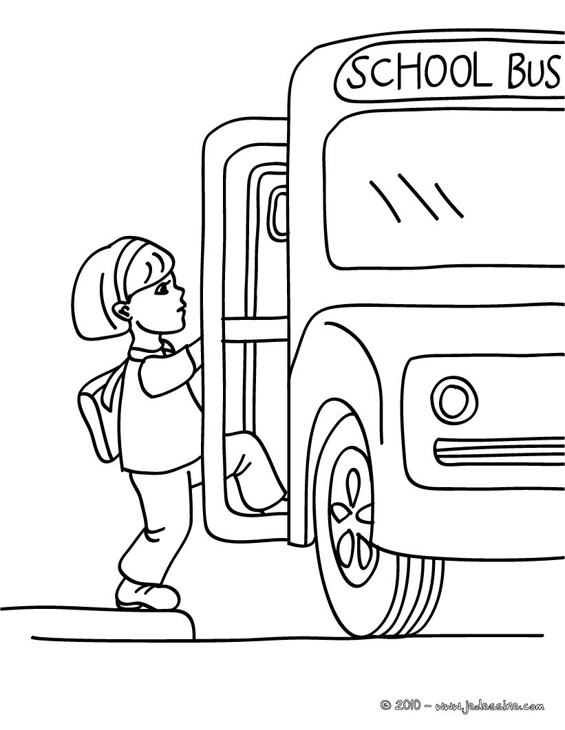 coloriage à imprimer autobus