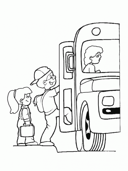 dessin � colorier � imprimer autobus