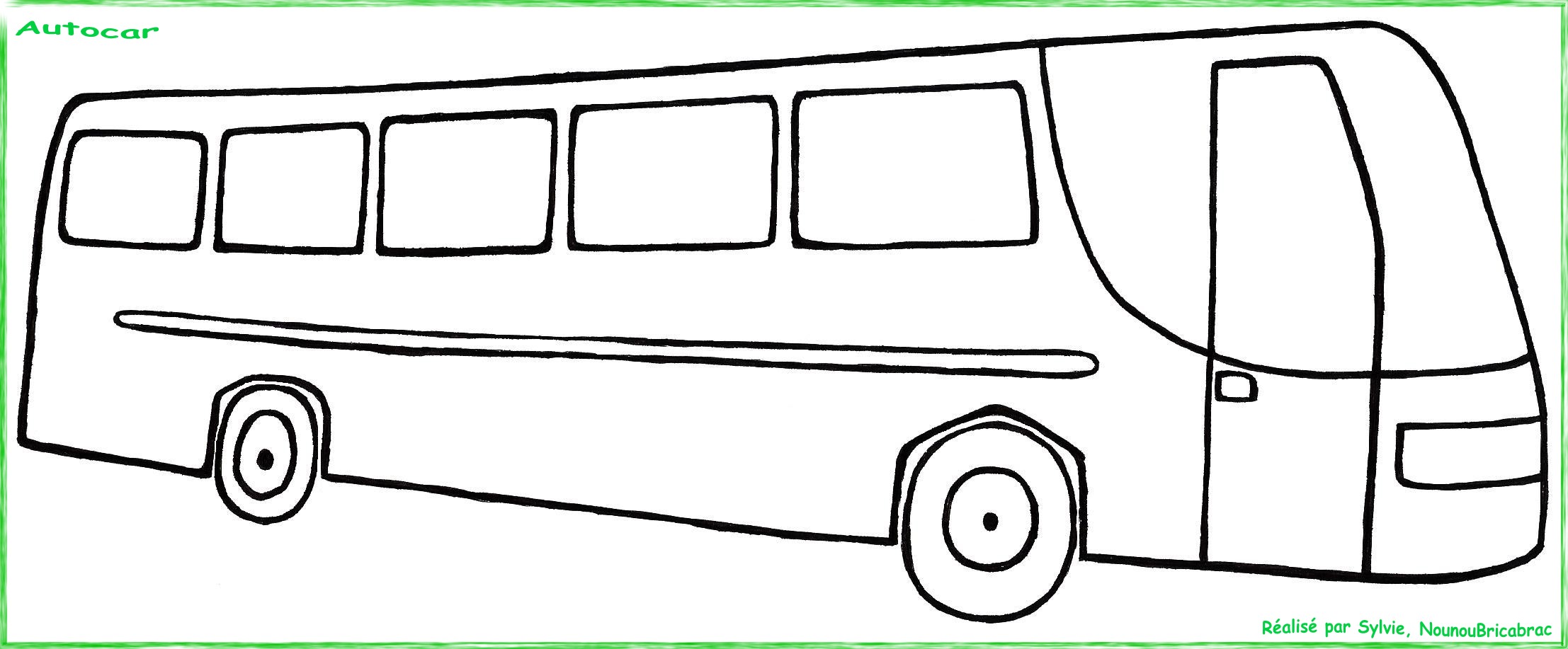  Bus  Anglais Dessin  Simple