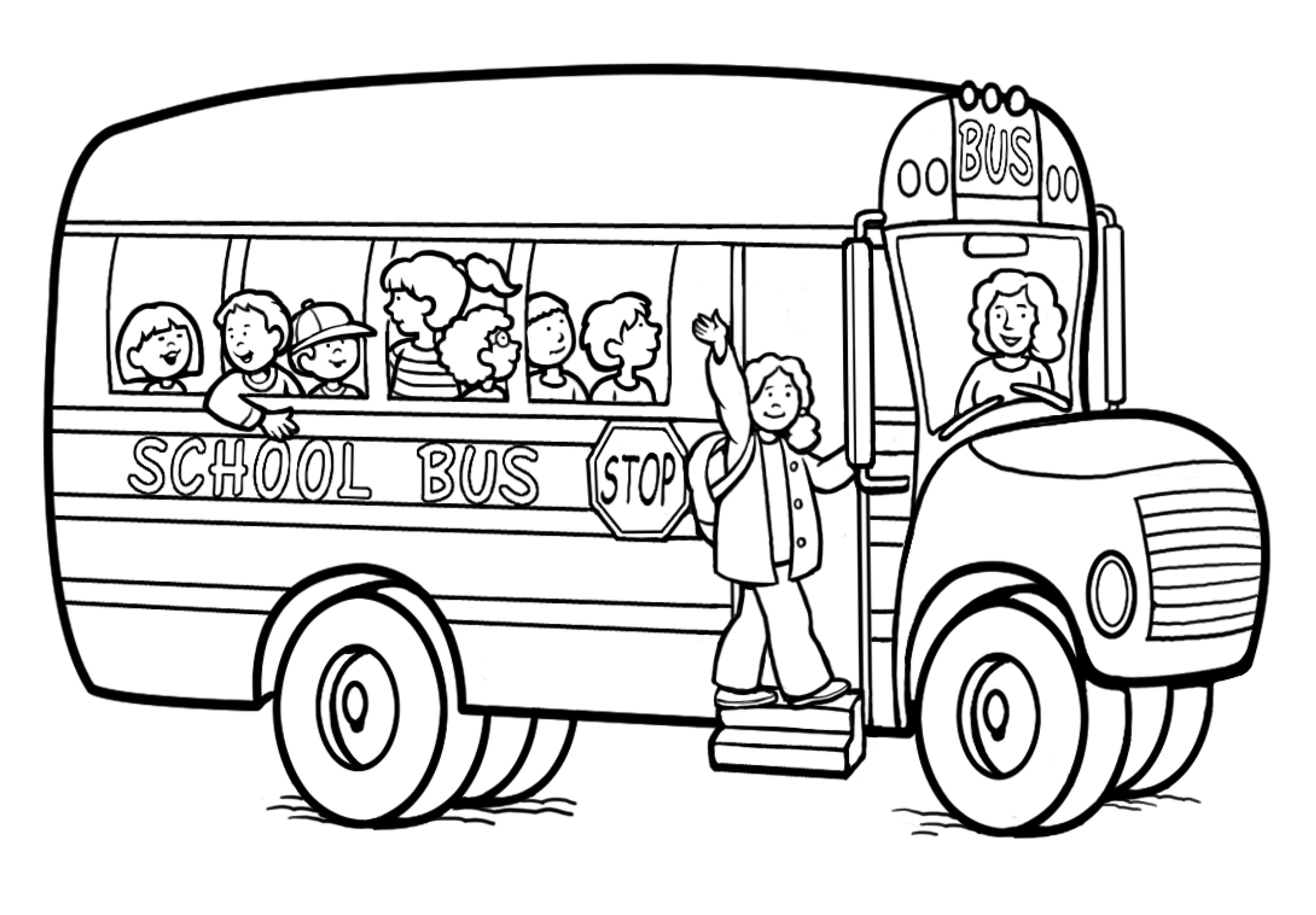 dessin   colorier gratuit autobus