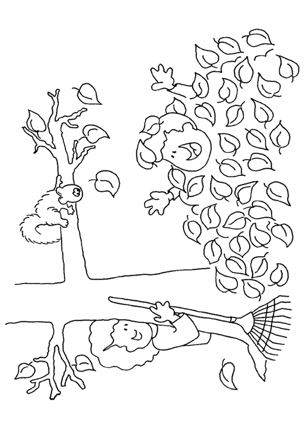 dessin automne en maternelle