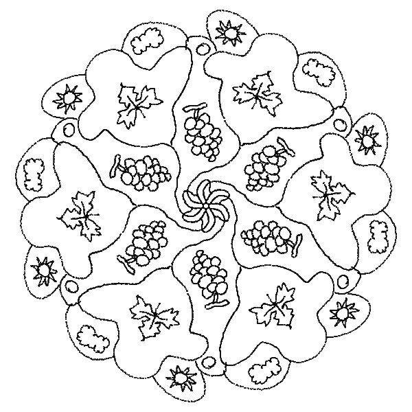 Coloriage à Dessiner Automne à Imprimer Gratuit