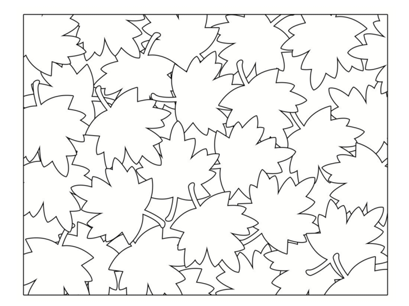 coloriage à dessiner magique automne gs