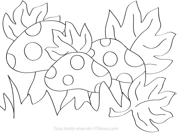 coloriage automne imprimer