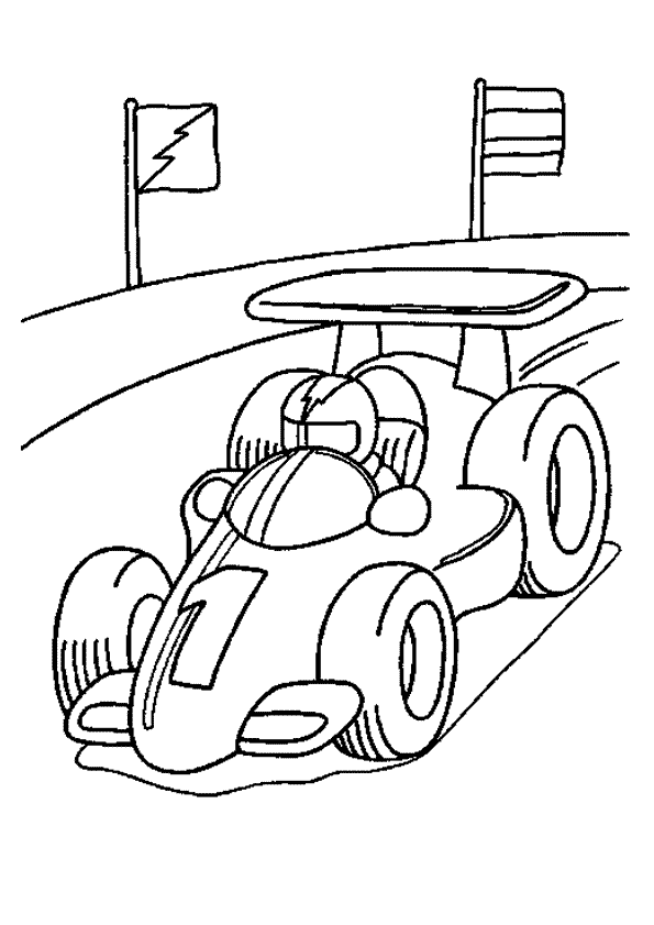 dessin automobile course