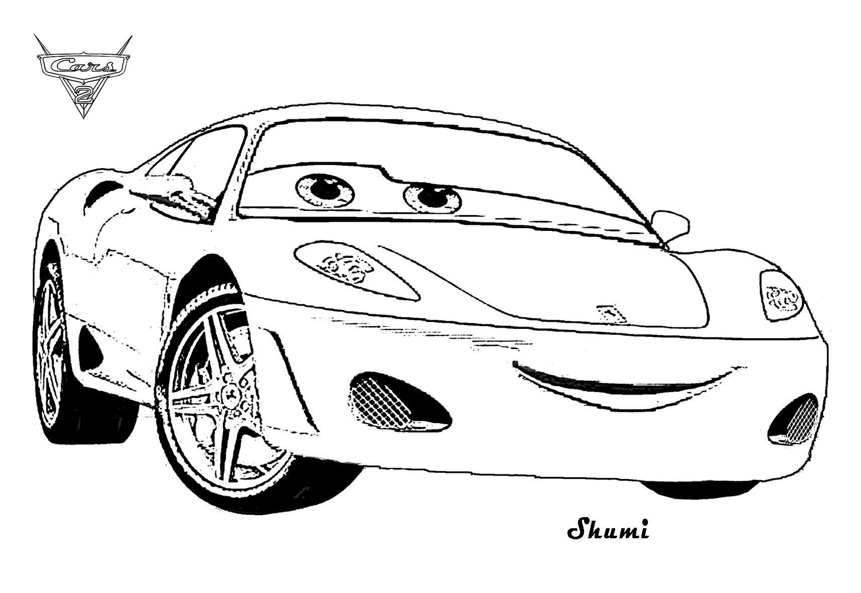 Nice Coloriage Cars En Ligne 8 Voir Le Dessin