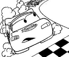 coloriage à dessiner cars holley