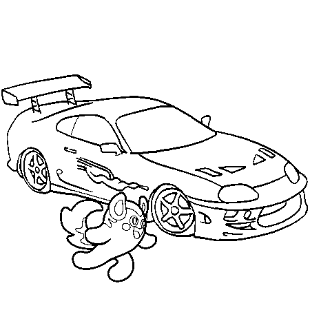 coloriage automobile