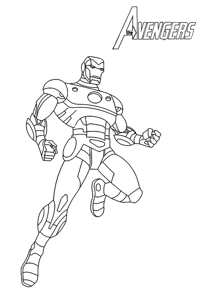 coloriage avengers a imprimer gratuit