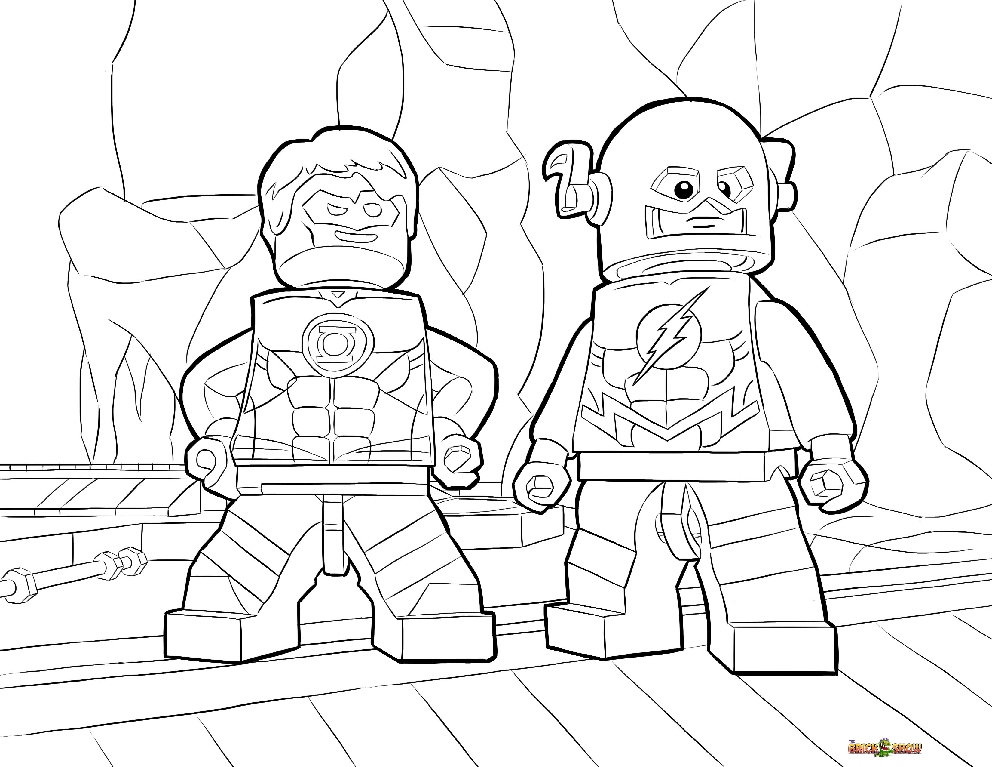 18 dessins de coloriage avengers lego à imprimer
