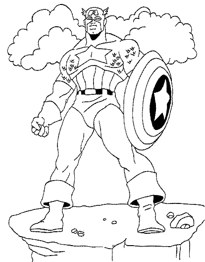 coloriage veuve noire avengers