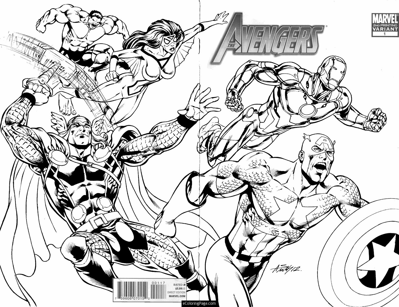 130 Dessins De Coloriage Avengers à Imprimer