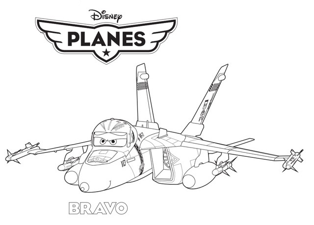 coloriage avion de chasse a imprimer