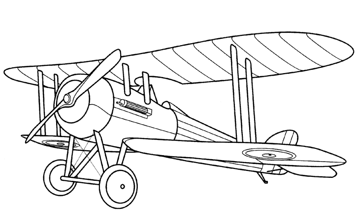 coloriage avion de chasse
