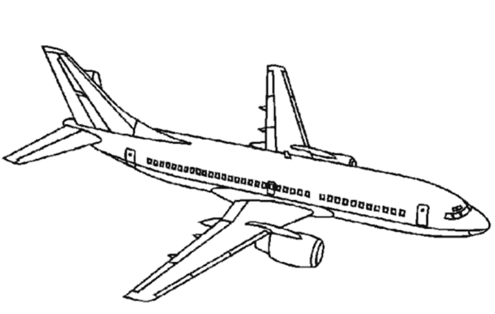 coloriage avion de course