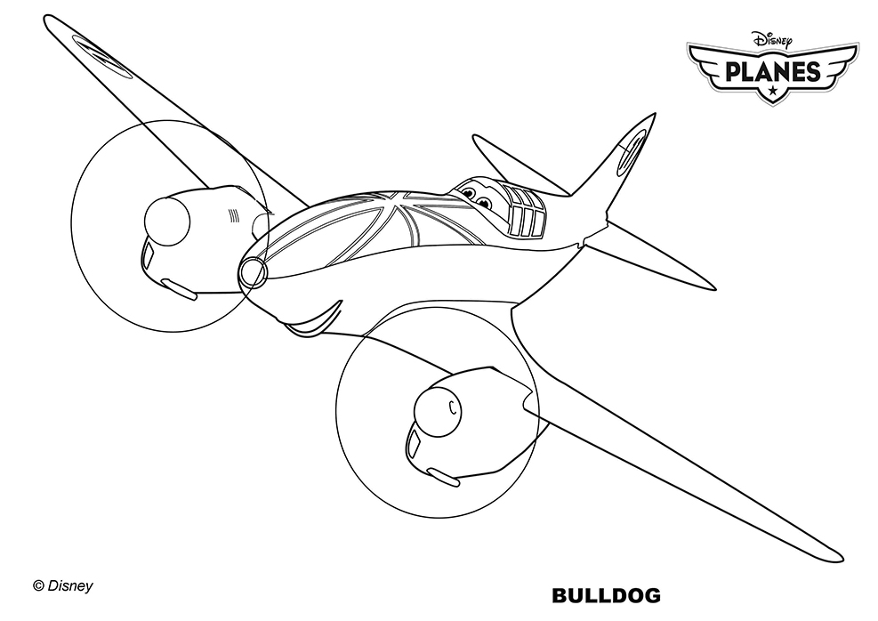 6 dessins de coloriage Avion De Course à imprimer