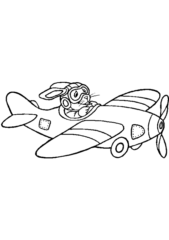 dessin à colorier avion dusty