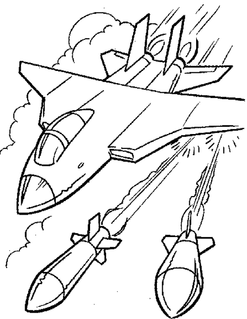 coloriage à dessiner avion planes