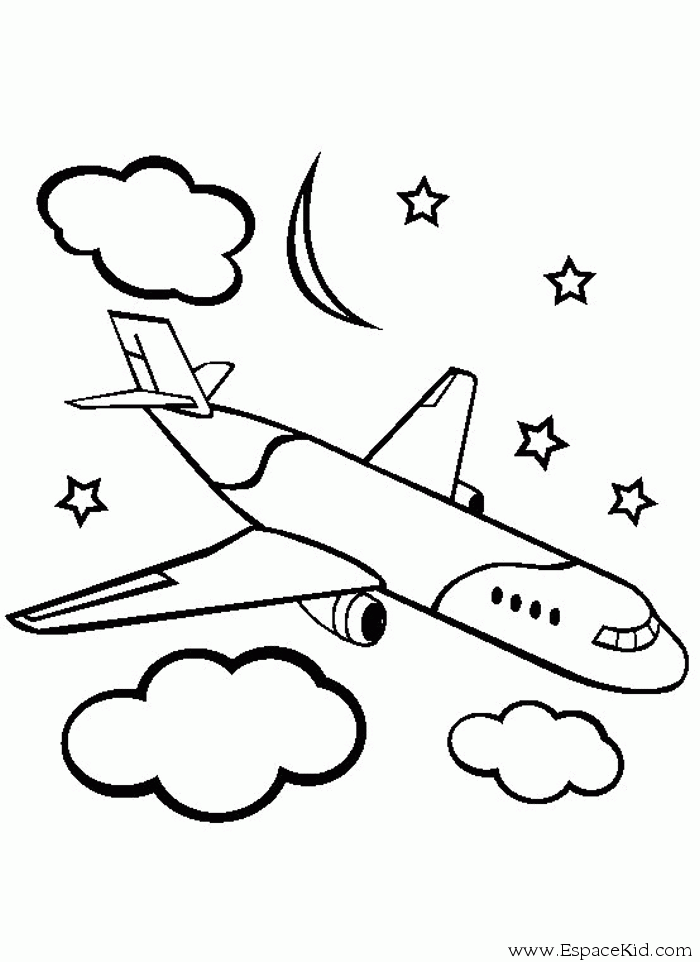 124 Dessins De Coloriage Avion à Imprimer