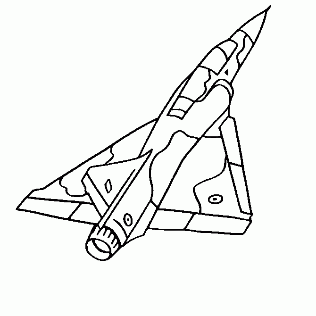 coloriage à dessiner avion ancien