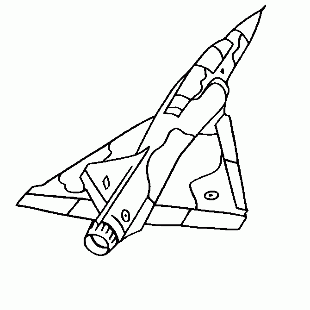 coloriage avion