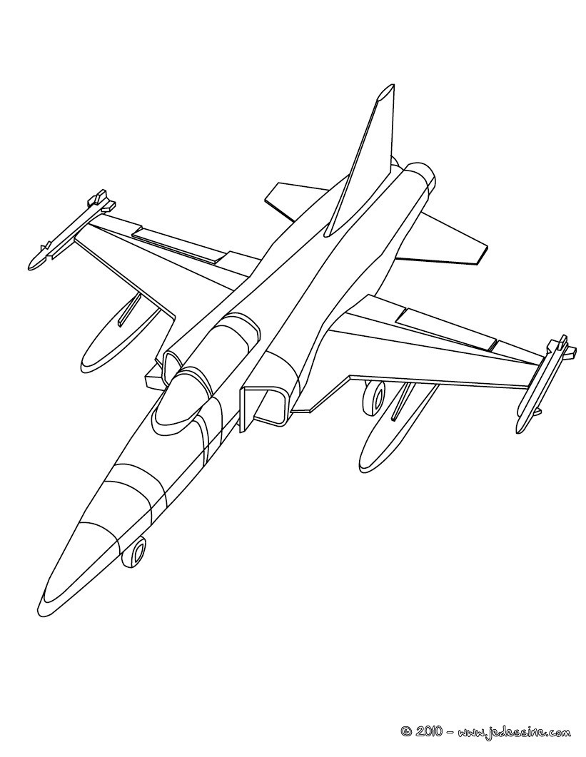 dessin avion de guerre gratuit