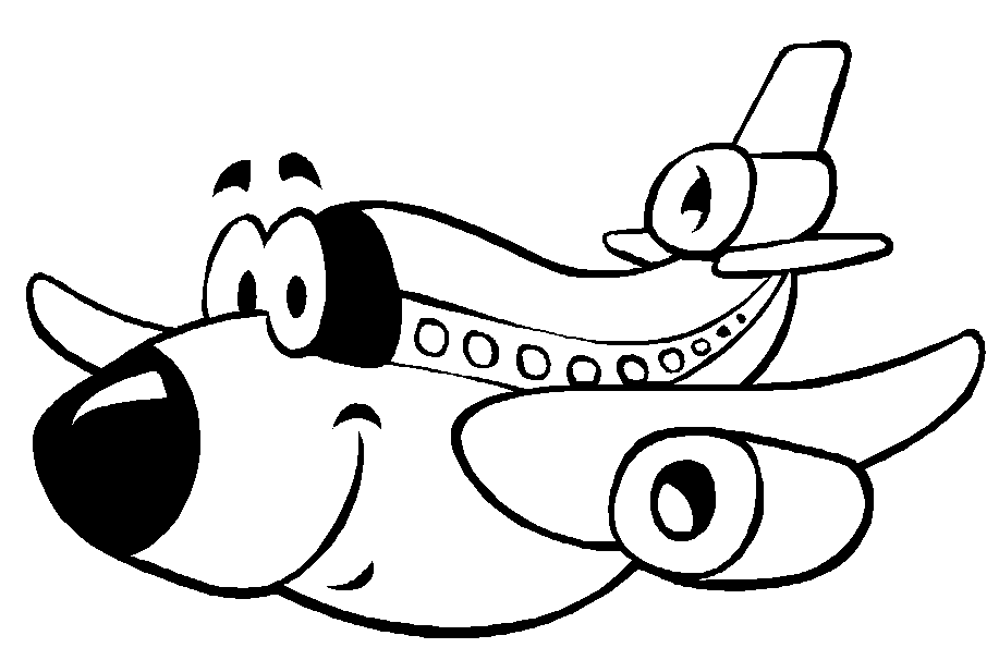 dessin avion 3 ans