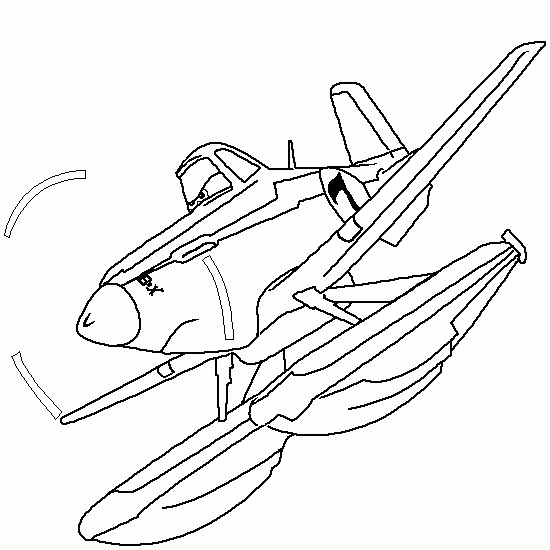 coloriage  dessiner avion 2 ans