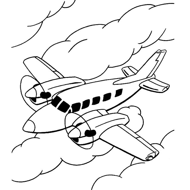 coloriage avion furtif