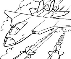 dessin à colorier avion planes