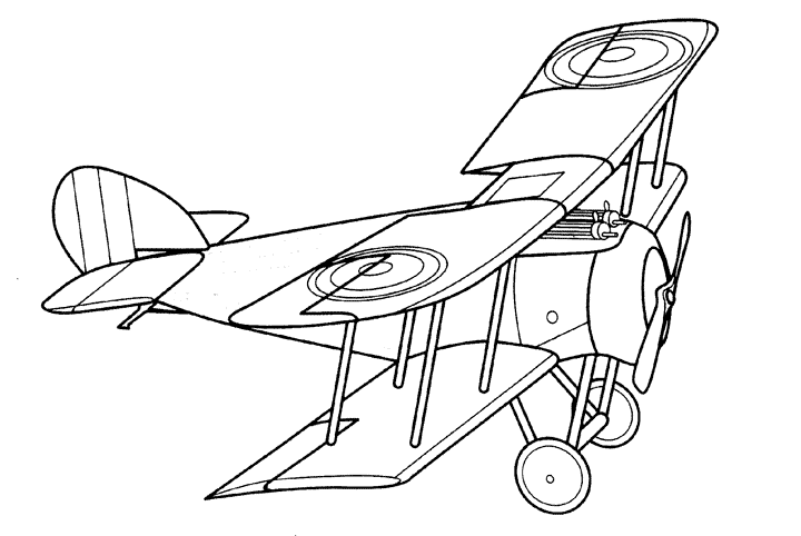 dessin avion ancien