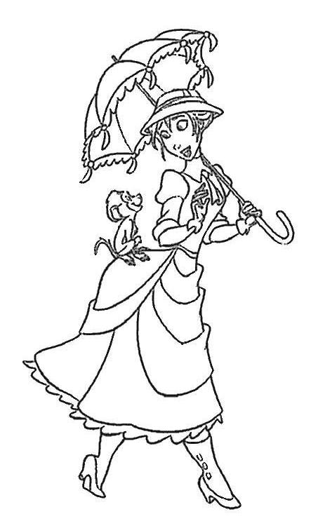 Coloriage Babouin à colorier - Dessin à imprimer dessin babouin